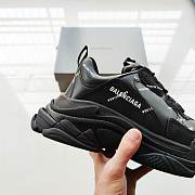 Balenciaga Triple S Black Logo Sneaker  - 5