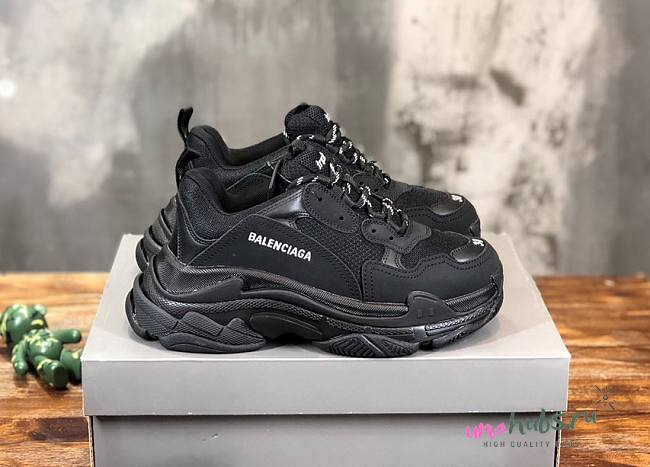 Balenciaga Triple S Black Sneaker - 1