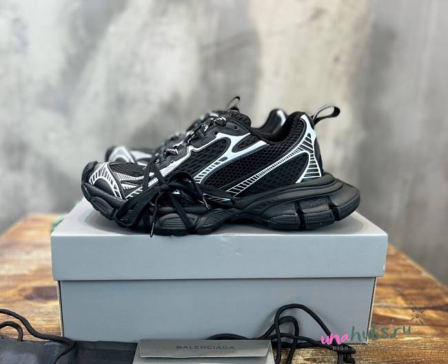 Balenciaga 3XL Sneakers BB Dad Black White Shoes  - 1