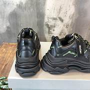 Balenciaga Triple S Green Logo Sneaker - 6