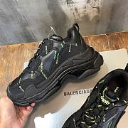 Balenciaga Triple S Green Logo Sneaker - 2