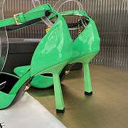 Versace green patent leather heels - 4