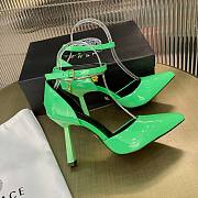 Versace green patent leather heels - 3