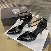 Versace black patent leather heels - 2