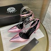 Versace pink patent leather heels - 3