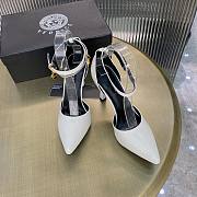 Versace white patent leather heels - 2