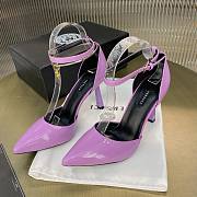 Versace purple patent leather heels - 2