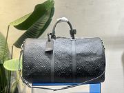 Louis Vuitton Black Keepall Bandouliere 50 Bag M21375 - 1