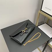 Gucci 1955 Horsebit black pouch - 3