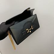 Gucci 1955 Horsebit black pouch - 5