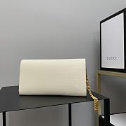 Gucci 1955 Horsebit white pouch - 3