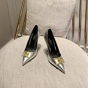 Versace Medusa Silver Pumps  - 6