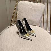 Versace Medusa Silver Pumps  - 4