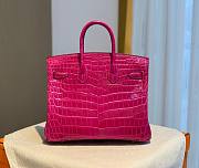 Hermes birkin pink crocodile 25/30cm - 6