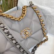 Chanel 19 flap gray bag 26cm - 6