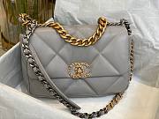 Chanel 19 flap gray bag 26cm - 4