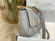 Chanel 19 flap gray bag 26cm - 5