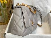 Chanel 19 flap gray bag 30cm - 6