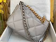 Chanel 19 flap gray bag 30cm - 3