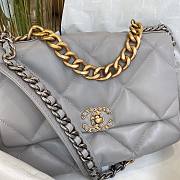 Chanel 19 flap gray bag 30cm - 2