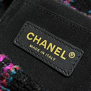 Chanel  Tweed Gold Hardware Flap Bag - 3