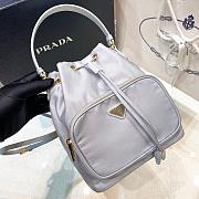 Prada re-nylon blue bucket bag  - 1