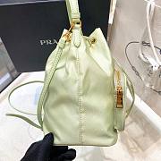 Prada re-nylon green bucket bag - 4