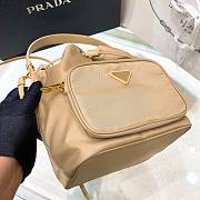 Prada re-nylon beige bucket bag - 3