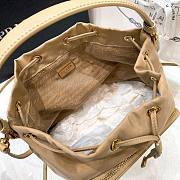 Prada re-nylon beige bucket bag - 4