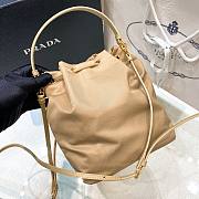 Prada re-nylon beige bucket bag - 6