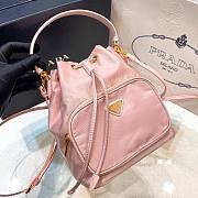 Prada re-nylon pink bucket bag - 1