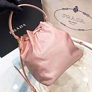 Prada re-nylon pink bucket bag - 4