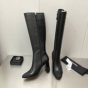 Chanel pearl high black boots - 5