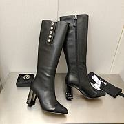 Chanel pearl high black boots - 4