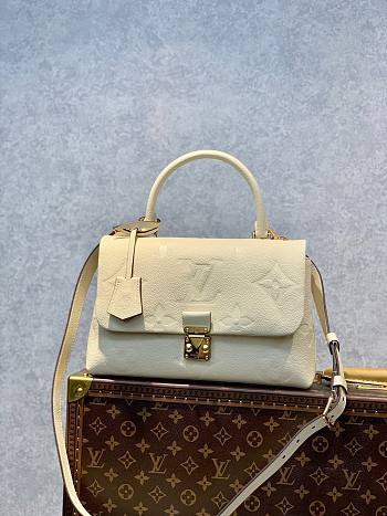 Louis Vuitton Madeleine MM White Bag