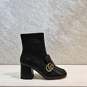 Gucci black GG boots  - 2