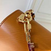 Louis Vuitton Twist Orange Lock Heart Epi Leather Bag  - 6