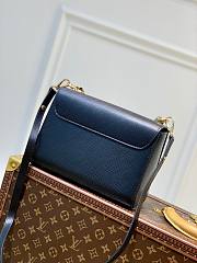 Louis Vuitton Twist Lock Heart Black Epi Leather Bag  - 2