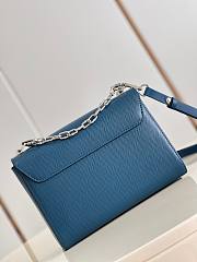 Louis Vuitton Twist LV Blue Epi Leather Bag - 2