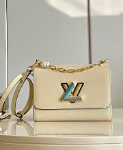 Louis Vuitton Twist LV Yellow Epi Leather Bag - 1