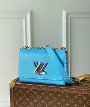 Louis Vuitton Twist Blue Epi Leather Bag - 1