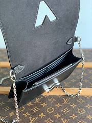 Louis Vuitton Small Black Epi Leather Chain Bag - 6