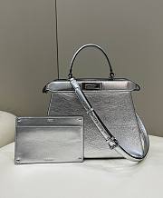 Fendi Peekaboo Silver Bag - 1