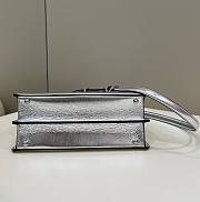 Fendi Peekaboo Silver Bag - 4