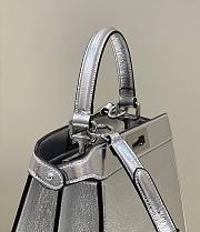 Fendi Peekaboo Silver Bag - 2