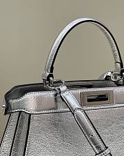 Fendi Peekaboo Silver Bag - 3