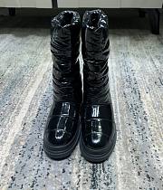 Chanel black patent boots - 5