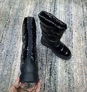 Chanel black patent boots - 3