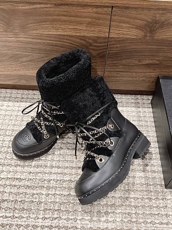 Chanel black boots 02