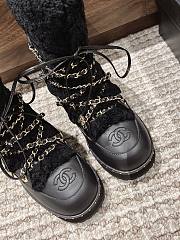 Chanel black boots 02 - 5